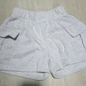 Gray Casual Shorts